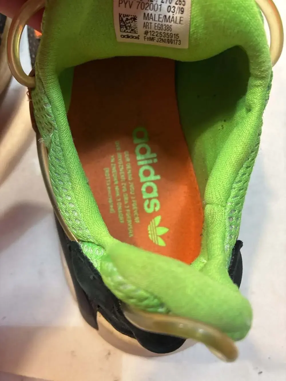 Adidas Originals LXCON 'X-Model' Solar Green/Black Sneakers EG0386